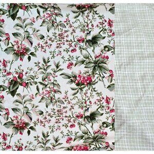 Laura Ashley Bramble Floral Pillow Sham Set King Size Botanical Print Cottage